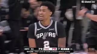 Dylan Harper - 16 Points, 3 Assists, 4 Rebounds vs Rockets - 2025-26 Regular Season