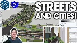 A NEW Streetscape and City Generator for SketchUp! Urban Paint is HERE!