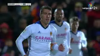 Golazo de Zapater (2-1) SD Huesca vs Real Zaragoza