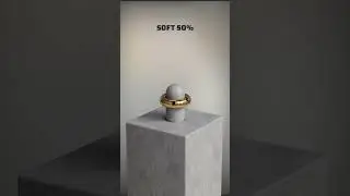0% vs 100% Torus 3D Soft Body Simulation