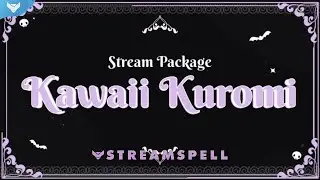 StreamSpell | Kawaii: Kuromi Stream Package │ Twitch Overlays for OBS Studio, Streamlabs