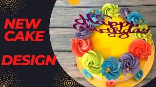Cake decorating | cake design for birthday | cake decoration at home |Cake decorating ideas #cake