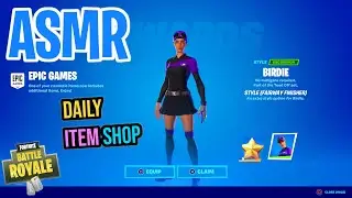 ASMR Fortnite New Birdie Skin Style! Daily Item Shop Update 🎮🎧 Relaxing Whispering 😴💤