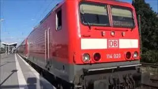 BR 114 020 und BR 143 644 im Sandwich mit SE20 nach Limburg in Frankfurt-H&ouml;chst