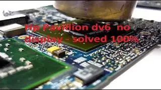 HP Pavilion DV6 - How to fix black screen problem