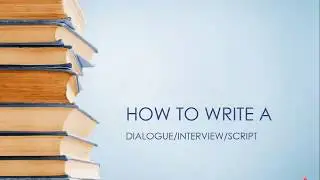 Grade 8 English: Writing - Dialogue