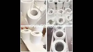 Vacuum Formed Ceramic Fiber Furnace Chamber