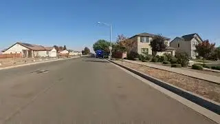 Dangerous Merced! Truck turns on children while in crosswalk and I almost get hit by truck! 33sec