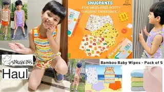 Snugkins haul || potty training pants || bamboo baby wipes || Reusable wipes||snug wear