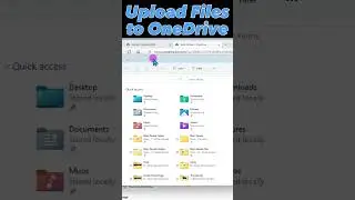 Загрузить файлы в OneDrive #shorts