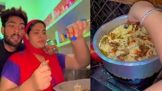 Aaj Gudiya ne Banai Sabke liye biryani or Chicken pakode 🍗😍 ||@tabishdiaries590