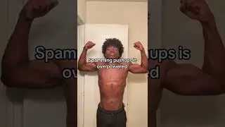 Spamming pushups is overpowered #shorts #homeworkout