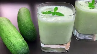 Cucumber Cooler | Cucumber Yogurt Drink | Healthy & Tasty Butter Milk | Weight Loss Recipe