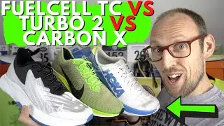 New Balance Fuelcell TC vs Hoka Carbon X vs Nike Pegasus Turbo 2 | Tempo shoe shootout | eddbud