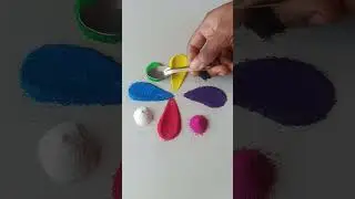 simple Rangoli, satisfying rangoli, Easy rangsatisfying #asmroli, Tricks and tips,ASMR#rangoli
