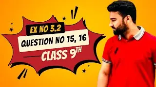 Class 9 Math | Exercise 3.2 | Q15, Q16 | Algebraic Expressions | Sindh Board