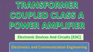 Transformer coupled class A power amplifier 