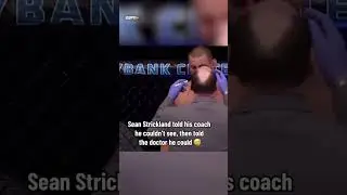 This was wild from Sean Strickland 😮
