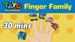 Tayo finger family song compilation (30mins) l Nursery Rhymes l Tayo the Little Bus
