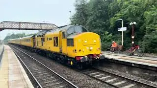 1Q98 2330 Machynlleth to Derby R.T.C.(Network Rail) Class97303 Class97302  23/07/2025.