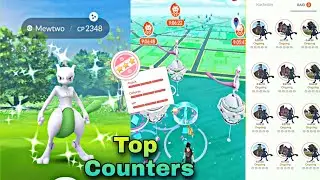 1 Minute Counters For Mewtwo Pokemon Go | Mewtwo All Moveset #pokemongo #mewtwo