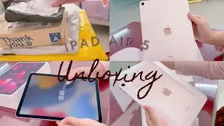 Unboxing iPad Air 5 ( Pink ) & Accessories ✨