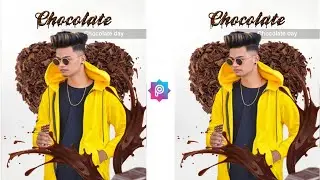 Chocolate Day  | Chocolate Day Photo Editing Valentine's Week Photo Editing Photo Editing in PicsArt