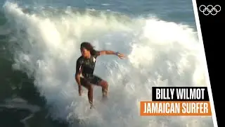 Addicted to the Waves! 🌊 Jamaican Surfer Conquers Kingston Harbour 🇯🇲
