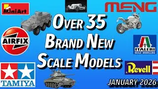 2026 Model Kit Releases | What's New This Month? Tamiya Revell Airfix! | January 2026