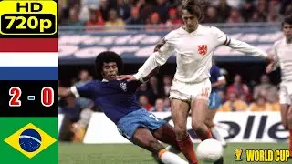 Netherlands vs Brazil 1974 | Highlight World Cup 1974 | Cruyff & Krol