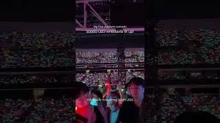 Coldplay concert in Hong Kong, 50000 LED wristbands lit up #coldplay #coldplayinhongkong
