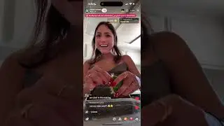 Aliyah Ortega cooking livestream July 2 2025