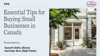 Buying a Small Business in Canada? Here's What You Must Know First