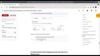 Qwiklabs: App Dev: Deploying the Application into Kubernetes Engine - Python