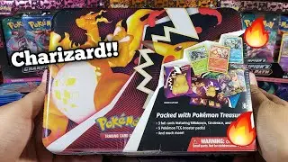 Pokemon Charizard Collector's Chest/Lunchbox Tin Opening!! (Fall 2020)