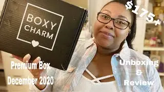 Ending the Year with a Banger !!! | Boxy Charm Premium Box  December 2020 | Unboxing & Review