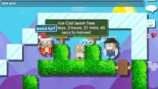 Growtopia Buy world with Ice Calf Leash tree