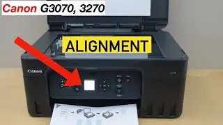 Canon PIXMA G3270 Printhead Alignment - Improve Print Quality [Remove Blurry Effect]