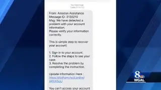 Scam text claims to be from Amazon