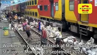 #MumbaiCentralBorivali #DevelopmentWork #WesternRailway #Malad #NewRail #5th6thLine