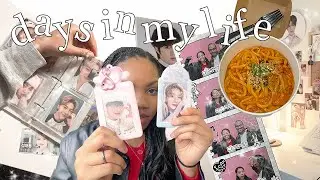 days in my life: the source oc eats & k-pop shopping + seok matthew pc haul