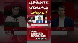 PTI Supporterst Arrest | Punjab Government In Fear? | Dunya Meher Bokhari Kay Sath