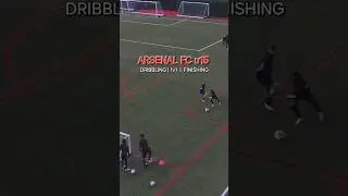 Arsenal FC u15: dribbling | 1v1 | finishing #academy #soccer #football #training #arsenal