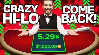 Blackjack ate my balance, but my GOATED strategy on HILO saved the day!