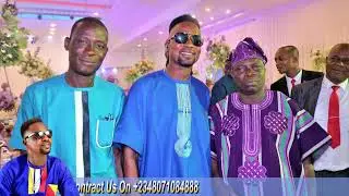 Abbey glory & his ultimate band at wedding reception praising God....hall of grace Jorgor centre ib.