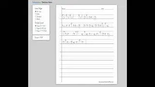 Because Neatness Matters Worksheet Maker