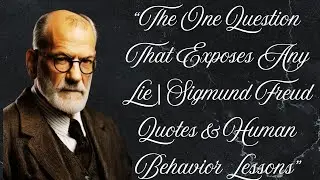 &ldquo;The One Question That Exposes Any Lie | Sigmund Freud Quotes & Human Behavior Lessons&rdquo;