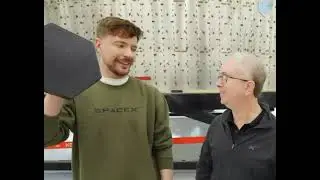 Mr Beast new video touring SpaceX&rsquo;s massive Starship rocket manufacturing facility in Texas.🤖.    