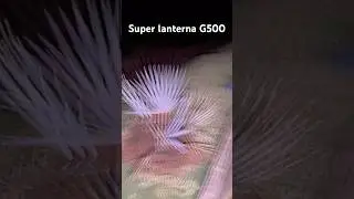 Teste da lanterna Led G500 em modo sem foco , lanterna excelente 😎