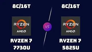 Ryzen 7 7730U vs Ryzen 7 5825U &ndash; Zen 3 Refresh Showdown for Ultrabooks